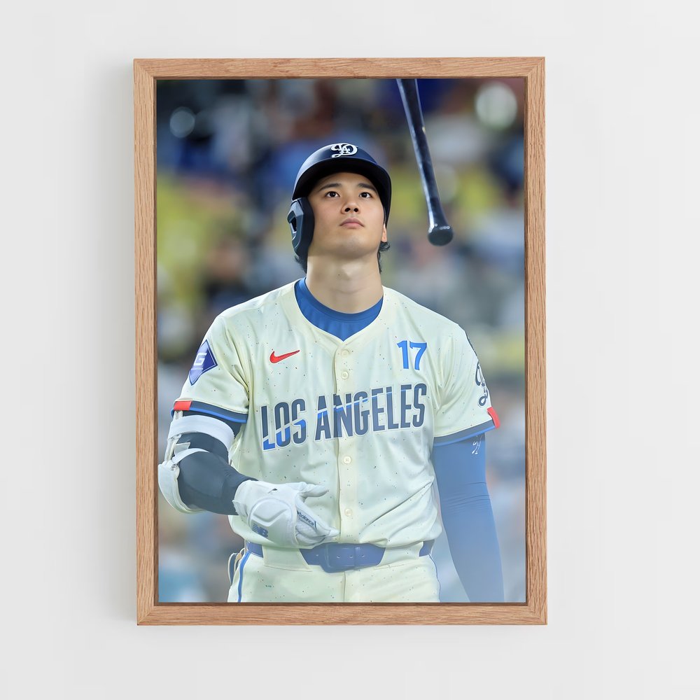 Poster Shohei ohtani talentueux – affiche Baseball (vue 4)